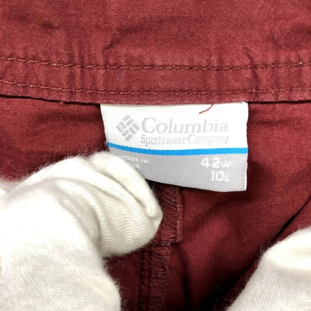 Columbia mens red